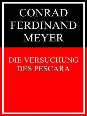 cover image of Die Versuchung des Pescara
